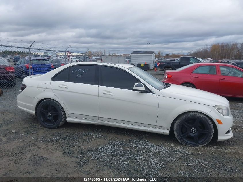 2008 Mercedes-Benz C-Class VIN: WDDGF85X08F139917 Lot: 12149365