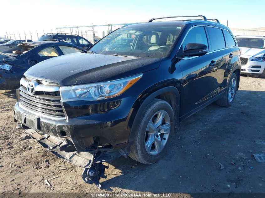 2015 Toyota Highlander Limited/Ltd Platinum VIN: 5TDDKRFH8FS169752 Lot: 12149499