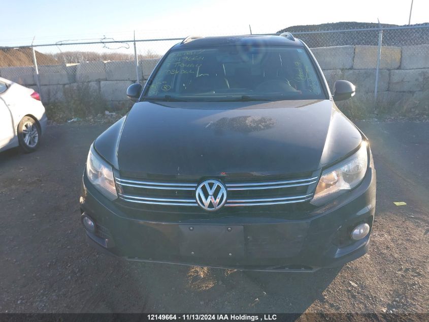 2017 Volkswagen Tiguan VIN: WVGNV7AX1HK034066 Lot: 12149664