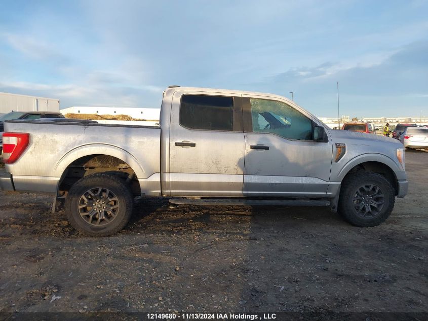 2022 Ford F150 Supercrew VIN: 1FTEW1E88NFB93463 Lot: 12149680