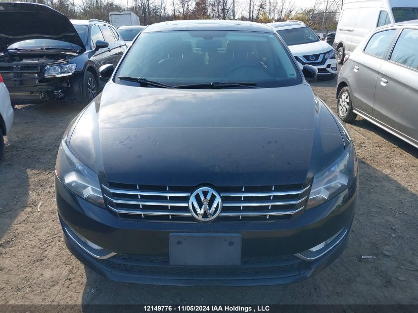 2012 Volkswagen Passat Se VIN: 1VWBN7A38CC045151 Lot: 12149776