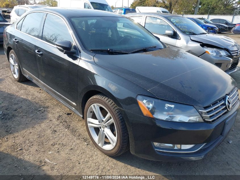 2012 Volkswagen Passat Se VIN: 1VWBN7A38CC045151 Lot: 12149776