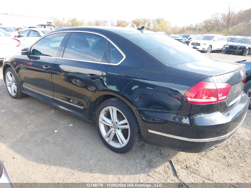 2012 Volkswagen Passat Se VIN: 1VWBN7A38CC045151 Lot: 12149776