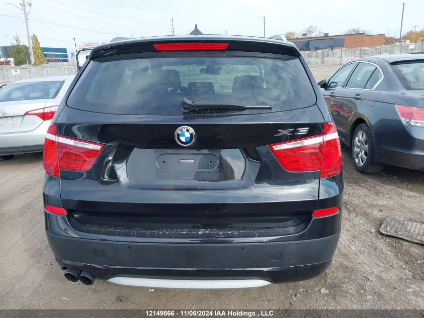 2013 BMW X3 VIN: 5UXWX9C57D0D06346 Lot: 12149866