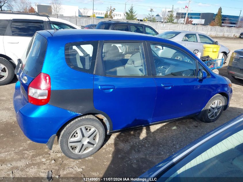 2007 Honda Fit VIN: JHMGD38427S821240 Lot: 12149901