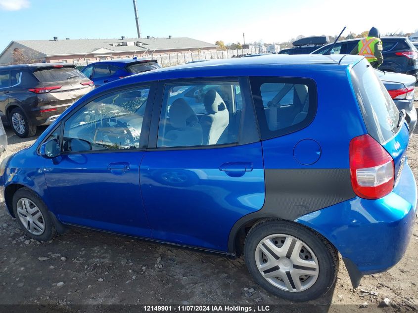 2007 Honda Fit VIN: JHMGD38427S821240 Lot: 12149901