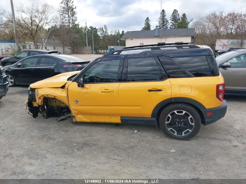 2022 Ford Bronco Sport Outer Banks VIN: 3FMCR9C69NRD13204 Lot: 12149902