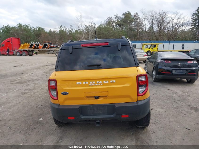 2022 Ford Bronco Sport Outer Banks VIN: 3FMCR9C69NRD13204 Lot: 12149902