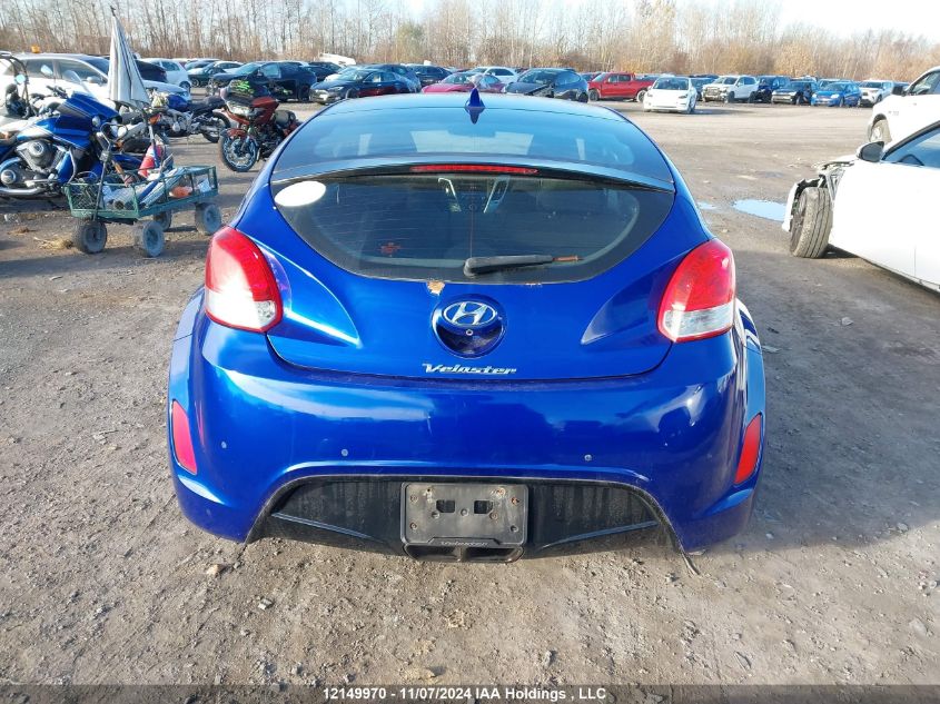 2013 Hyundai Veloster VIN: KMHTC6AD1DU148418 Lot: 12149970