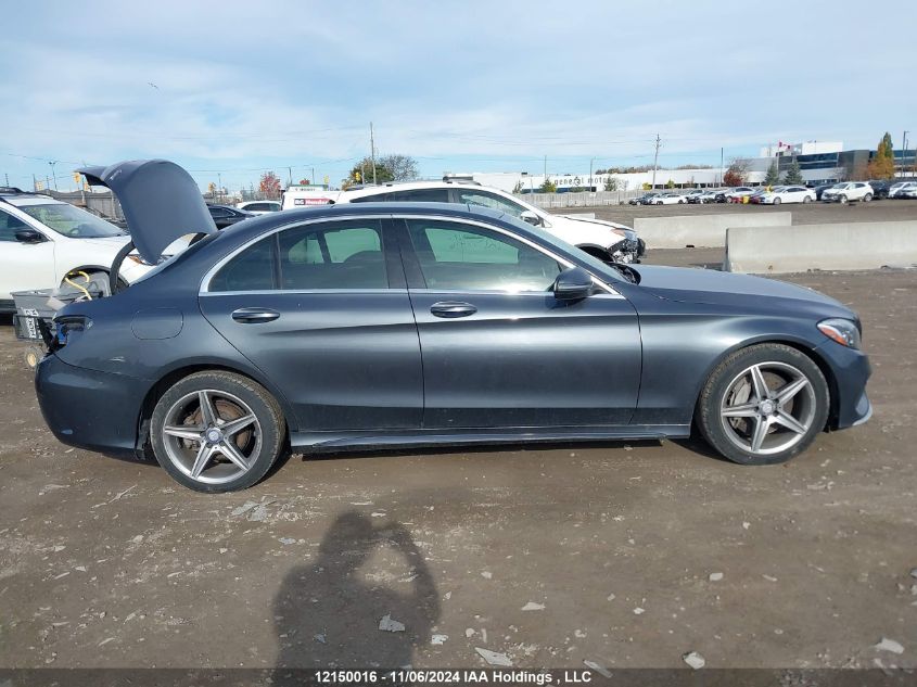 2016 Mercedes-Benz C-Class C 300 VIN: 55SWF4KBXGU167524 Lot: 12150016