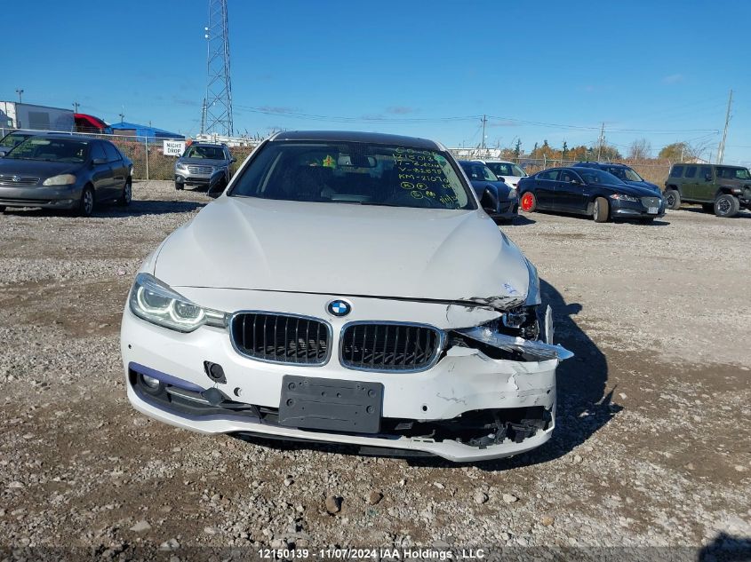 2017 BMW 3 Series VIN: WBA8F1C31HK825751 Lot: 12150139