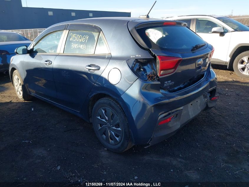 2020 Kia Rio 5-Door VIN: 3KPA25AD1LE345403 Lot: 12150269