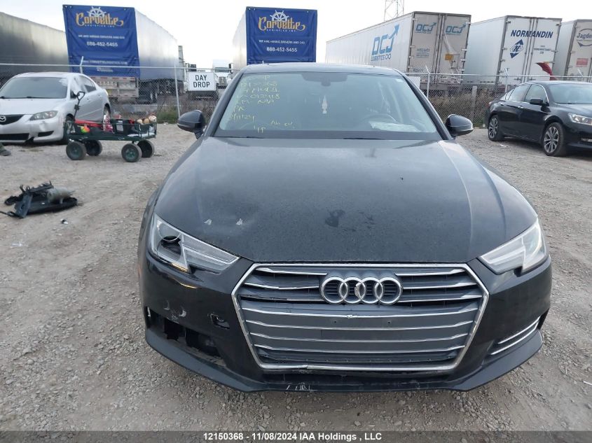 2017 Audi A4 VIN: WAUANAF48HN013418 Lot: 12150368