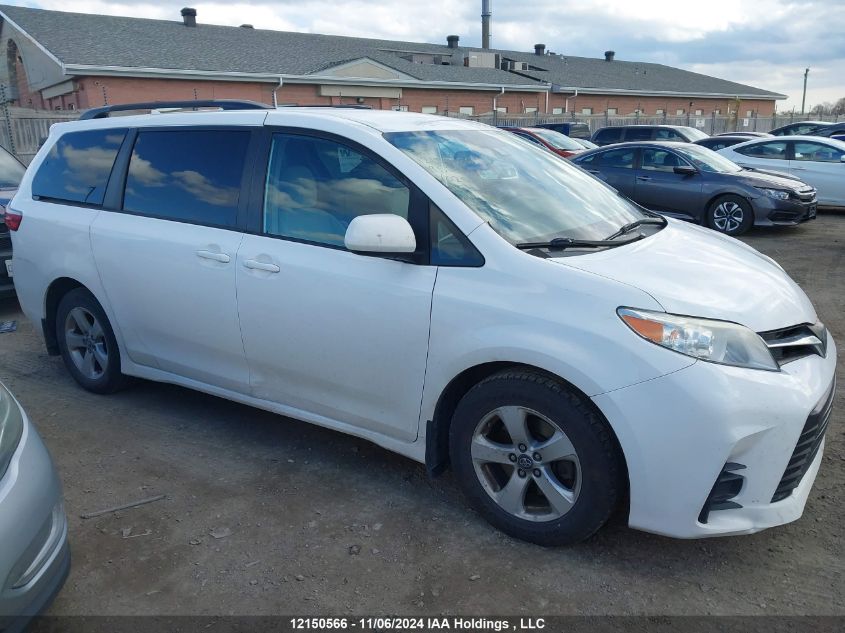 2019 Toyota Sienna Le VIN: 5TDKZ3DC6KS020385 Lot: 12150566