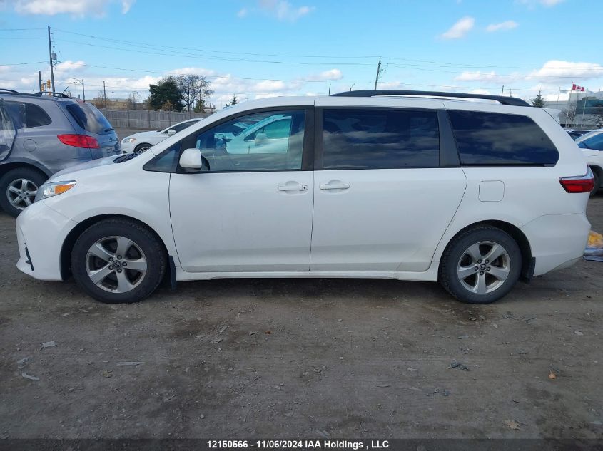 2019 Toyota Sienna Le VIN: 5TDKZ3DC6KS020385 Lot: 12150566