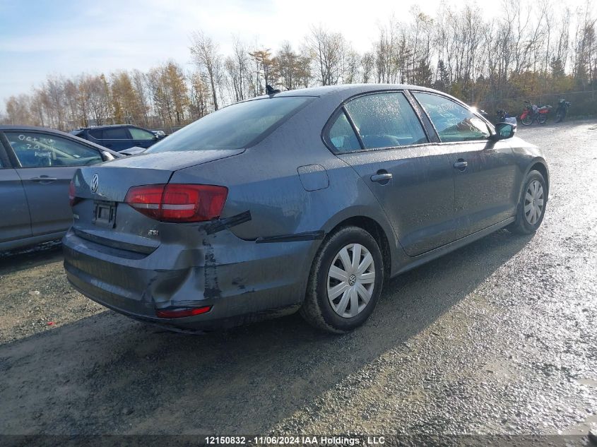 2016 Volkswagen Jetta Sedan VIN: 3VW267AJ5GM416881 Lot: 12150832