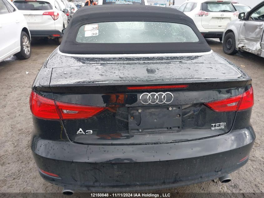 2016 Audi A3 VIN: WAU28LFF8G1100038 Lot: 12150848