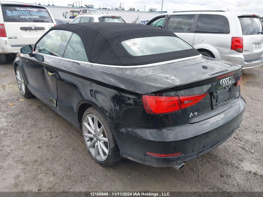 2016 Audi A3 VIN: WAU28LFF8G1100038 Lot: 12150848