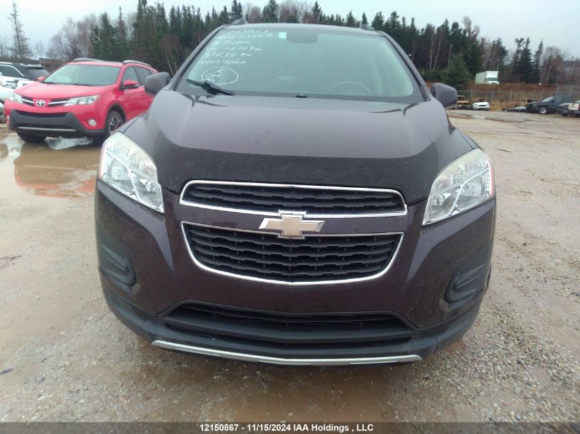 2014 Chevrolet Trax VIN: 3GNCJPEB7EL127892 Lot: 12150867