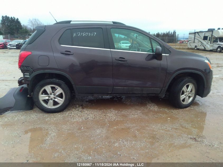 2014 Chevrolet Trax VIN: 3GNCJPEB7EL127892 Lot: 12150867