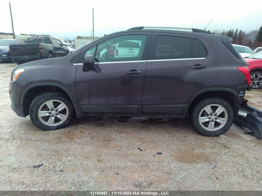 2014 Chevrolet Trax VIN: 3GNCJPEB7EL127892 Lot: 12150867