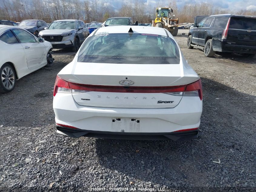 2023 Hyundai Elantra Sel VIN: KMHLM4AG5PU628090 Lot: 12150917