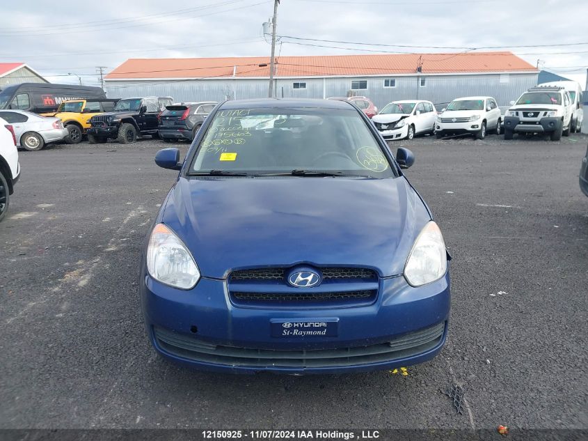 2010 Hyundai Accent VIN: KMHCN3BC3AU175663 Lot: 12150925