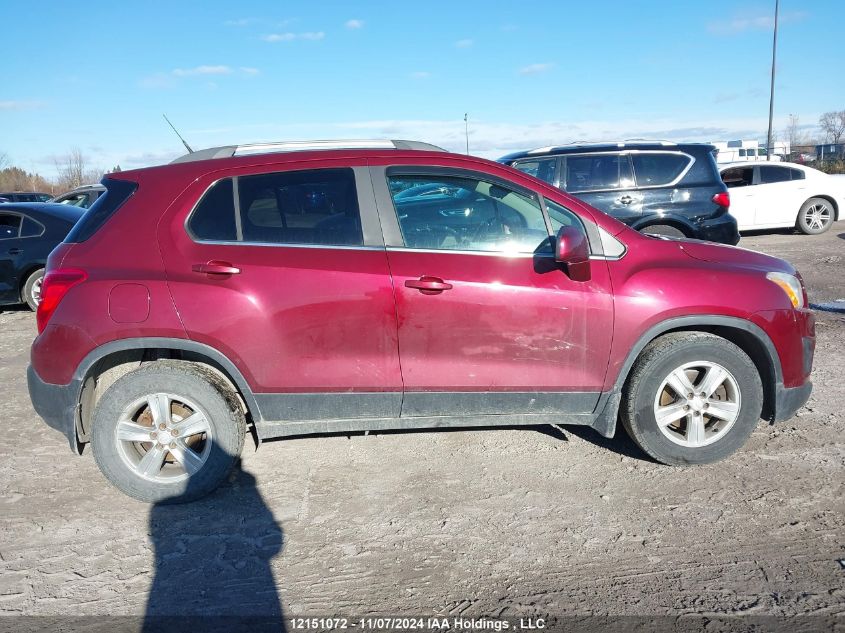 2014 Chevrolet Trax VIN: 3GNCJPEBXEL163429 Lot: 12151072