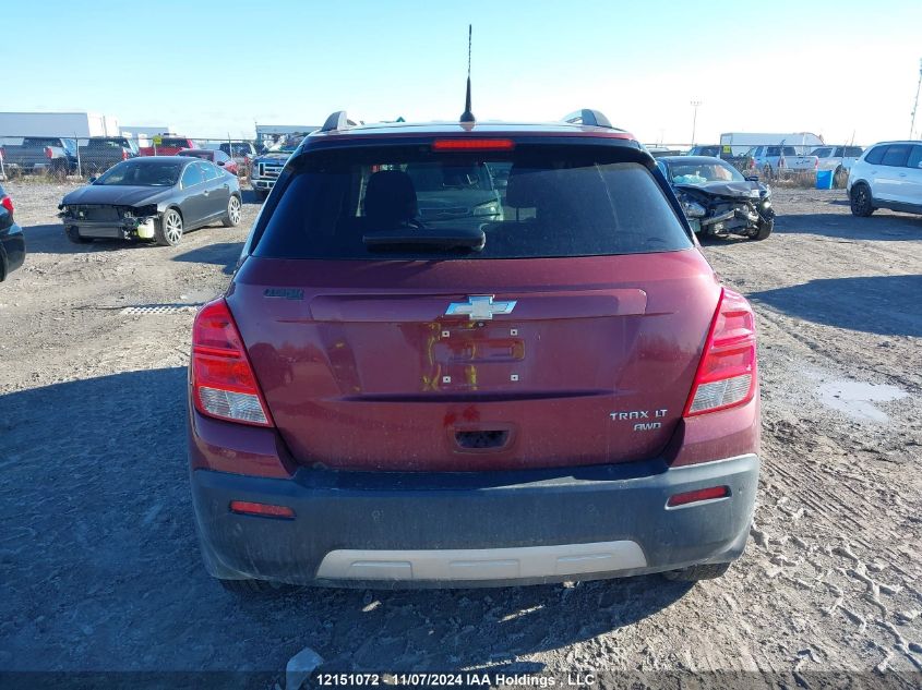 2014 Chevrolet Trax VIN: 3GNCJPEBXEL163429 Lot: 12151072