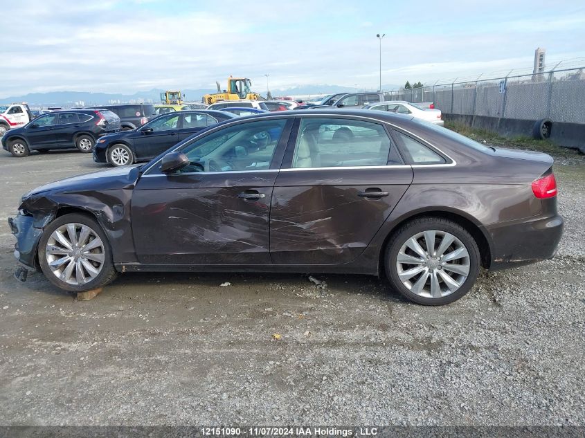 2011 Audi A4 Prestige VIN: WAUKFAFL9BN018241 Lot: 12151090