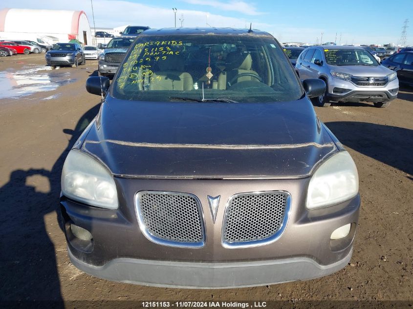 2009 Pontiac Montana Sv6 VIN: 1GMDU03169D102575 Lot: 12151153