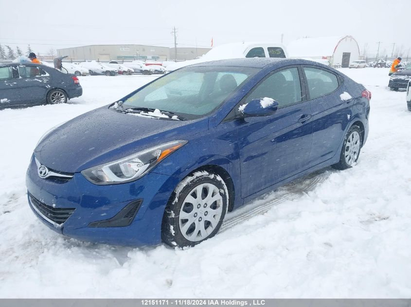 2015 Hyundai Elantra Se/Sport/Limited VIN: 5NPDH4AEXFH554945 Lot: 12151171