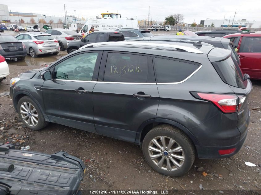 2018 Ford Escape Titanium VIN: 1FMCU9J90JUD31959 Lot: 12151216