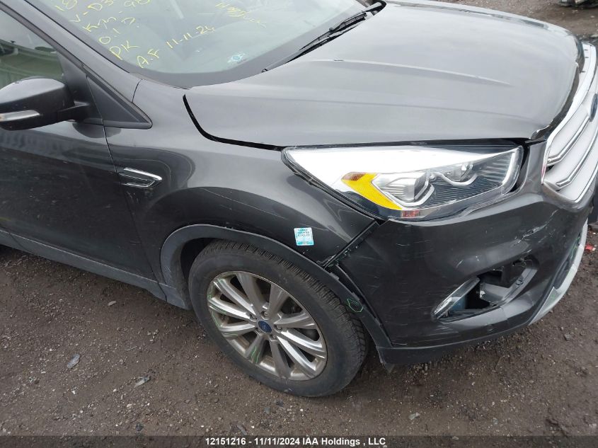 2018 Ford Escape Titanium VIN: 1FMCU9J90JUD31959 Lot: 12151216