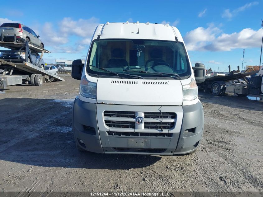 2015 Ram Promaster 3500 High Roof VIN: 3C6URVHG8FE502607 Lot: 12151244