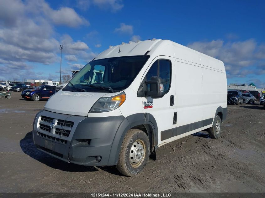 2015 Ram Promaster 3500 High Roof VIN: 3C6URVHG8FE502607 Lot: 12151244