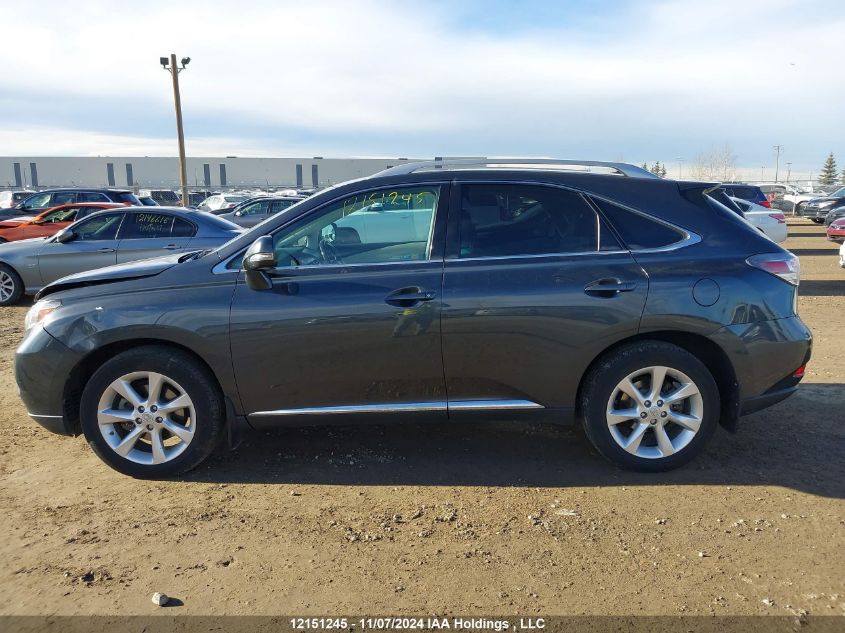 2010 Lexus Rx 350 VIN: 2T2BK1BA2AC016637 Lot: 12151245