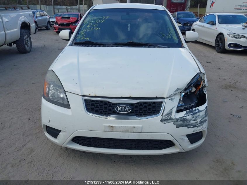 2011 Kia Rio VIN: KNADH4B39B6915354 Lot: 12151299