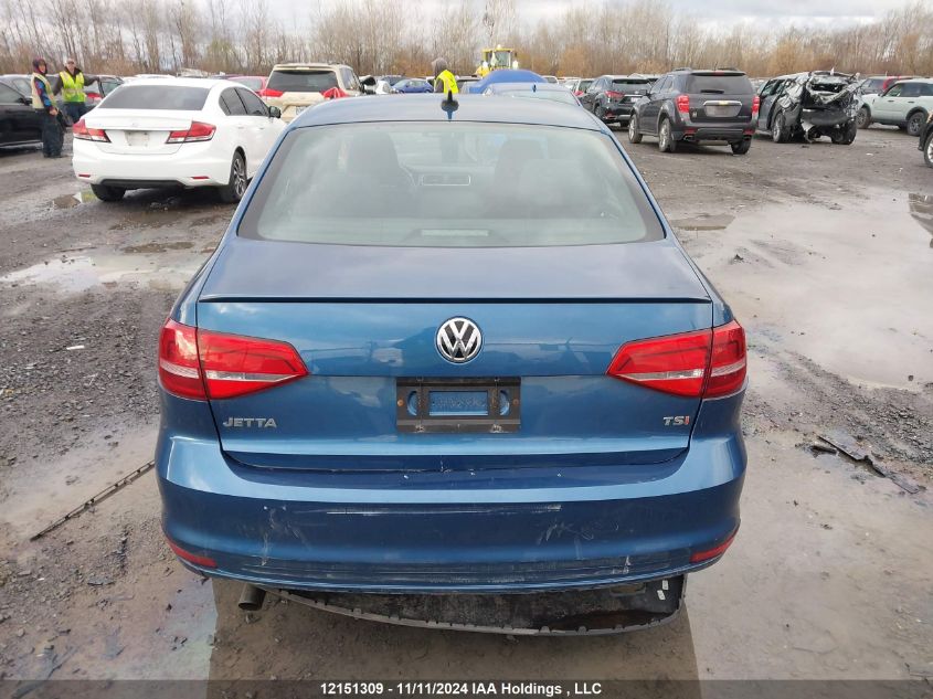 2015 Volkswagen Jetta Se VIN: 3VWB07AJ9FM341151 Lot: 12151309