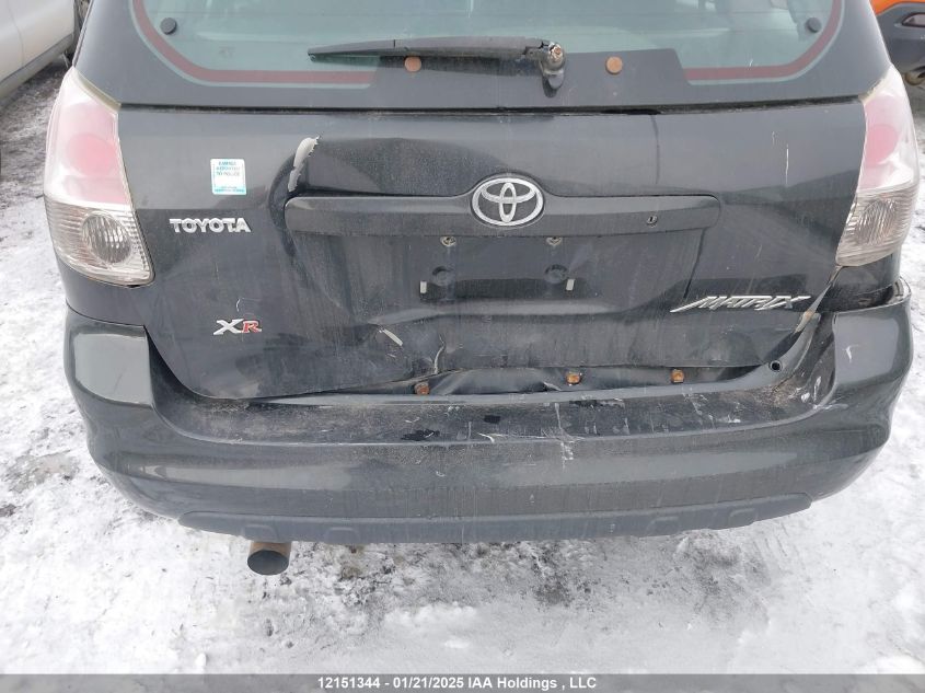 2005 Toyota Matrix Xr VIN: 2T1KR32E75C850553 Lot: 12151344