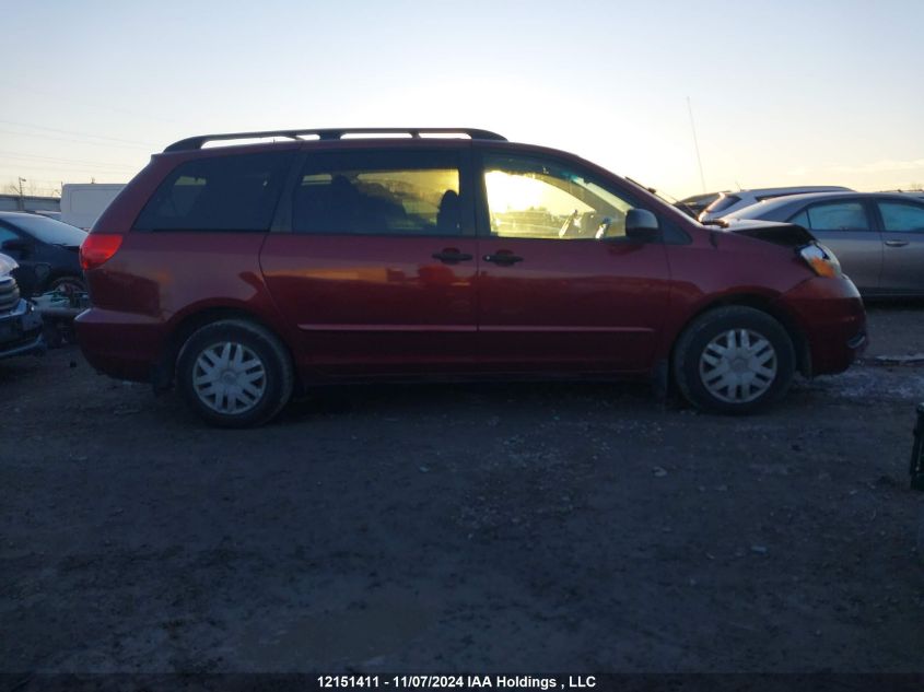 2010 Toyota Sienna Ce VIN: 5TDZK4CC8AS296950 Lot: 12151411