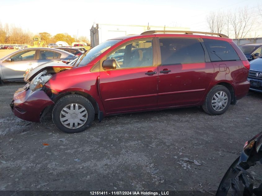 2010 Toyota Sienna Ce VIN: 5TDZK4CC8AS296950 Lot: 12151411