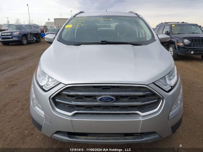 2020 Ford Ecosport Titanium VIN: MAJ6S3KL9LC342925 Lot: 12151413