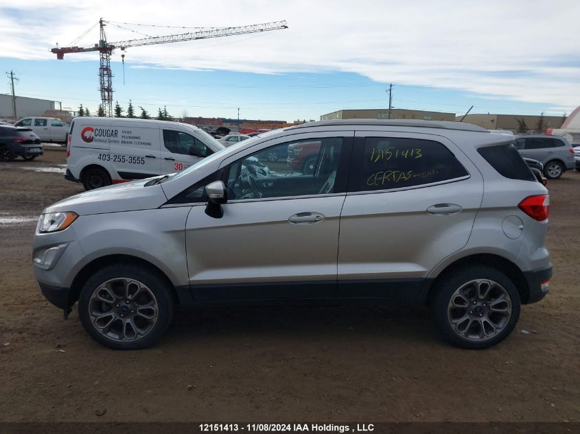 2020 Ford Ecosport Titanium VIN: MAJ6S3KL9LC342925 Lot: 12151413