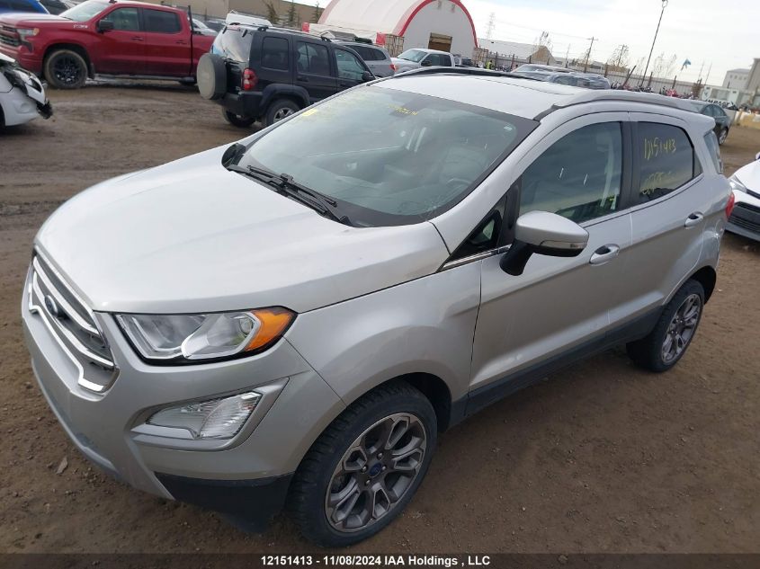 2020 Ford Ecosport Titanium VIN: MAJ6S3KL9LC342925 Lot: 12151413