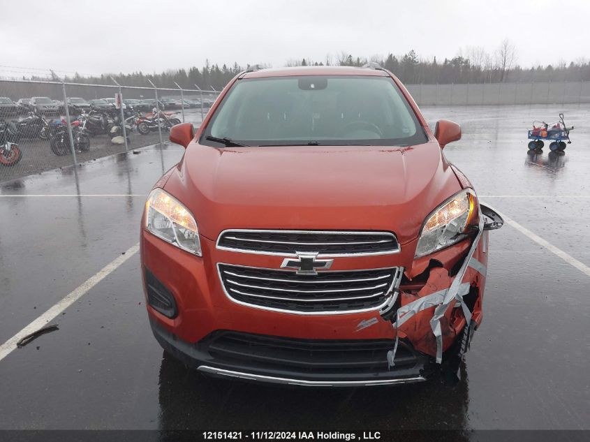 2016 Chevrolet Trax VIN: 3GNCJPSB7GL143078 Lot: 12151421