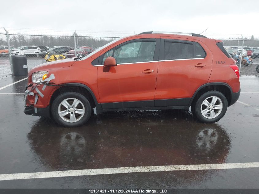 2016 Chevrolet Trax VIN: 3GNCJPSB7GL143078 Lot: 12151421