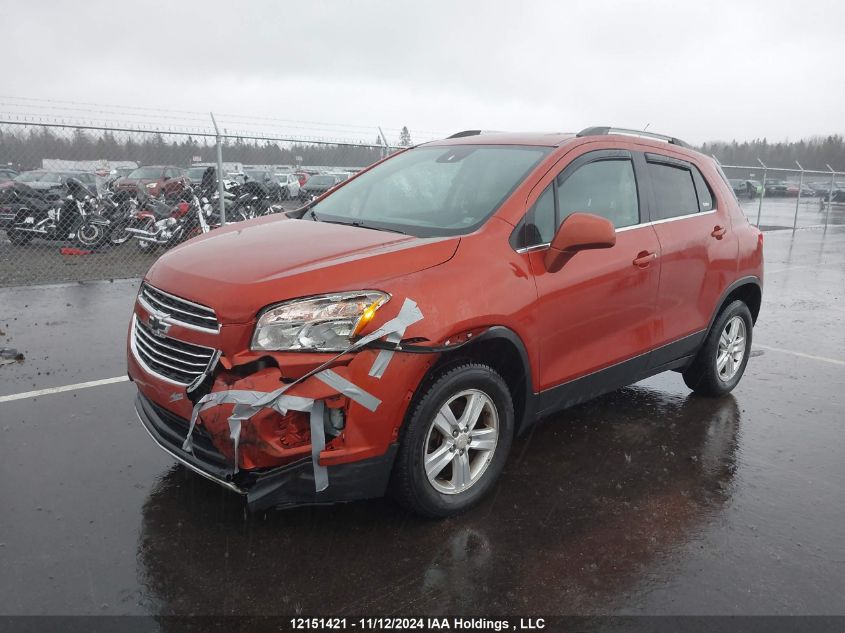 2016 Chevrolet Trax VIN: 3GNCJPSB7GL143078 Lot: 12151421