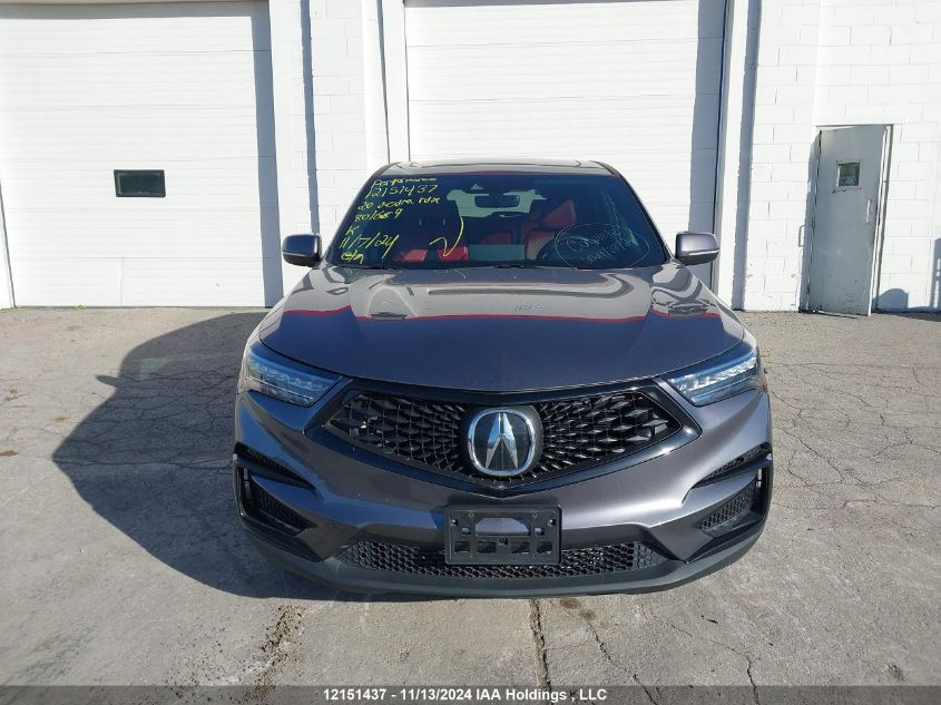 2020 Acura Rdx VIN: 5J8TC2H68LL801689 Lot: 12151437