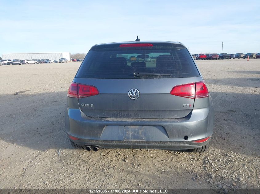 2015 Volkswagen Golf VIN: 3VW217AU1FM007932 Lot: 12151505